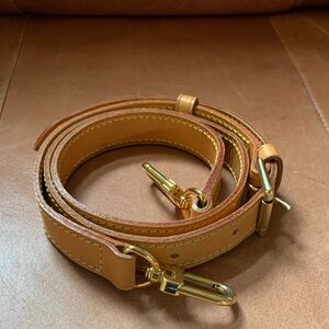 Authentic Louis Vuitton Strap with Gold Hardware